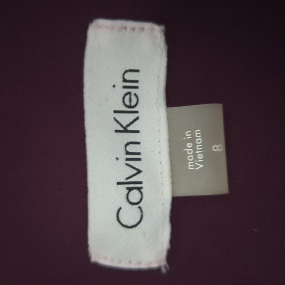 Calvin Klein Rich Purple Midi Dress - Picture 5 of 6